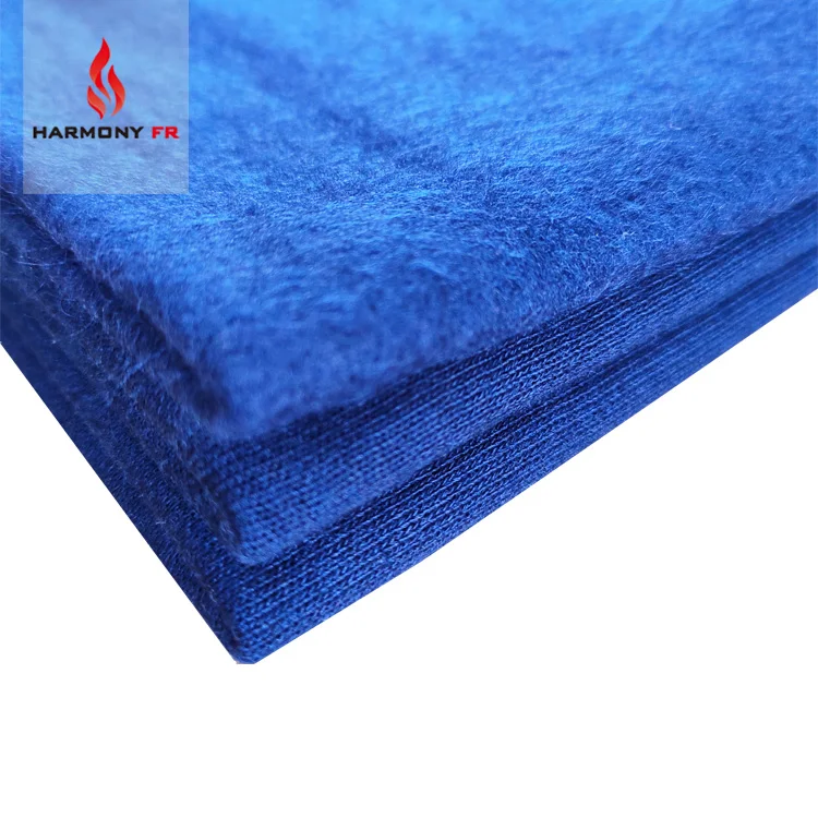 NFPA 2112 safety workwear fire resistant flame retardant polyester cotton antistatic esd knitted anti-static fleece fabric