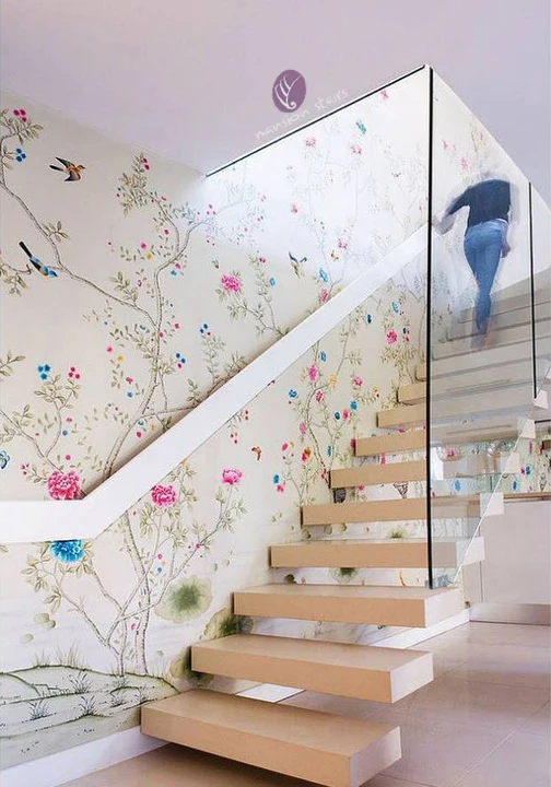 
Solid Wood Stair Kit Floating Stairs 