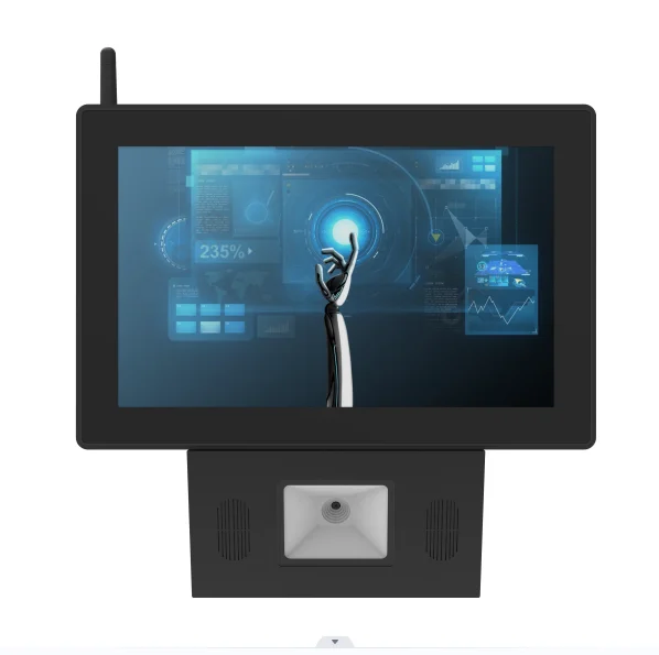 BVS Metal Case Android Pos System Black RK3566 Android New Price Checker Kiosk with Barcode Scanner