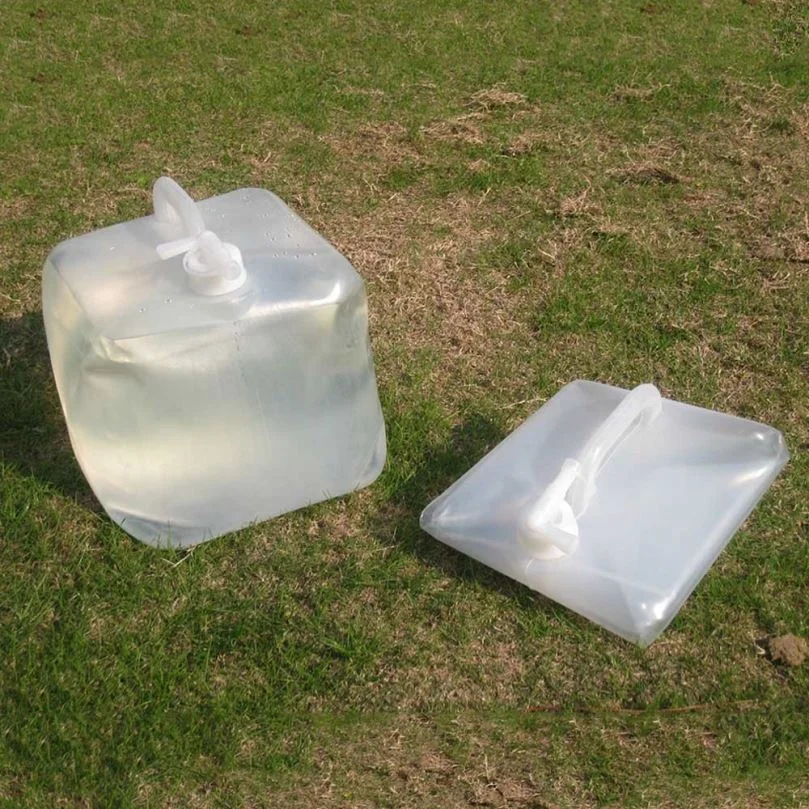 
Plastic Tap Easy Handle Never Leaking 5L 10L 20L Foldable Water Container Jerry Can With Handle 