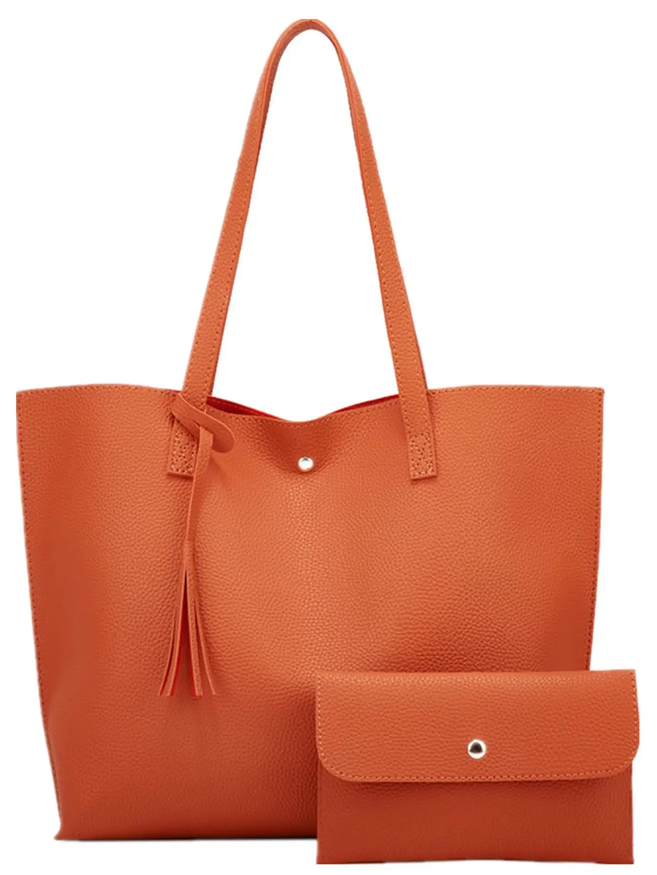 Wholesale Purse Pu Leather Woman Bag Set Fashion Shoulder Bag Ladies Large Tote Bags