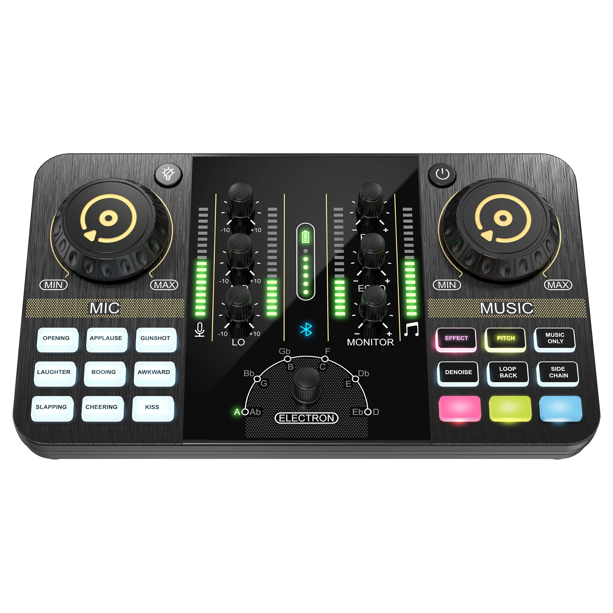 OEM Price Podcast Studio Equipment Kit Recording Professional USB Live Stream Audio Interface Voice Changer Soundcard Sound Card