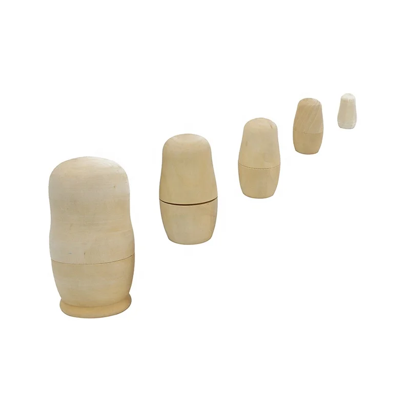 Качественная русская кукла матрешка деревянная детская игрушка для украшения дома новый год 5 кукол