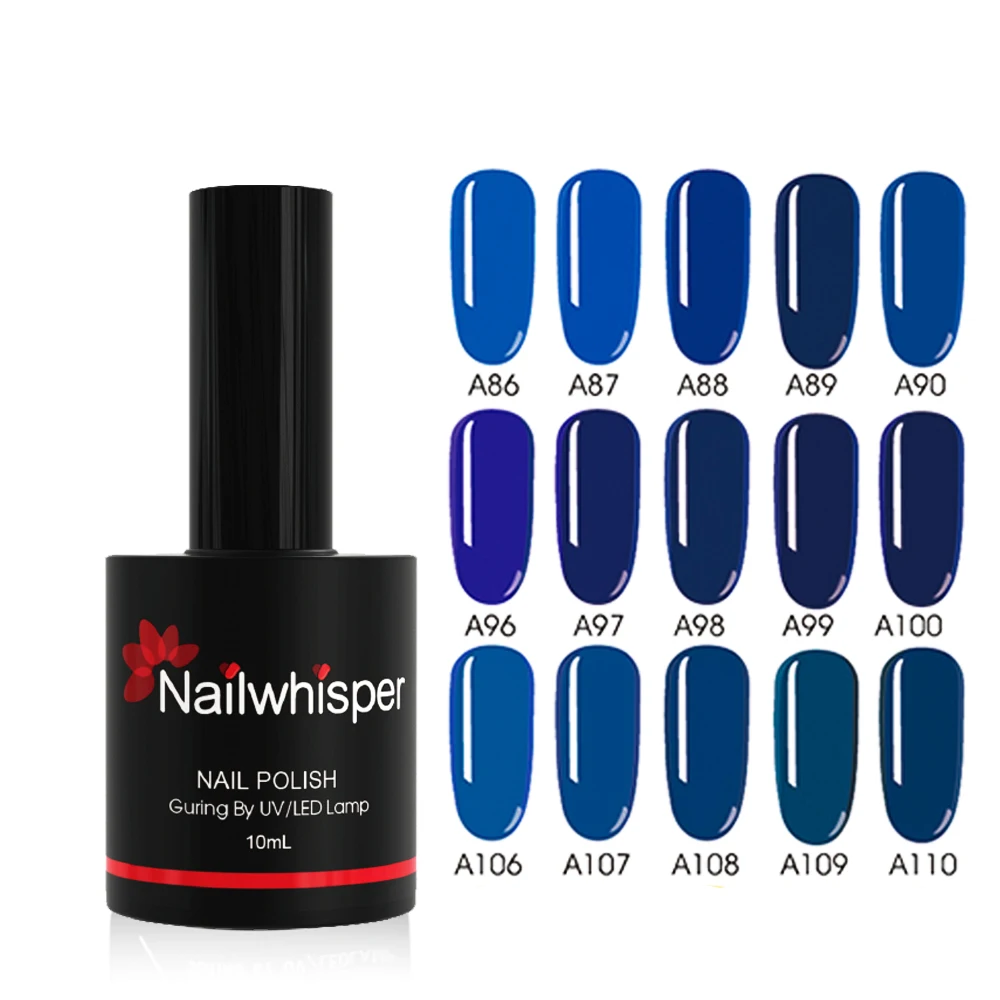  Nailwhisper Global Fashion Wholesale Acryl gel Cheap Color Soak Off Uv Gel Nail Polish DHL
