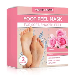 Wholesale Organic Peeling Exfoliating Foot Mask Feet Mask Remove Dead Skin Footmasks Cuticles Heel Foot Care