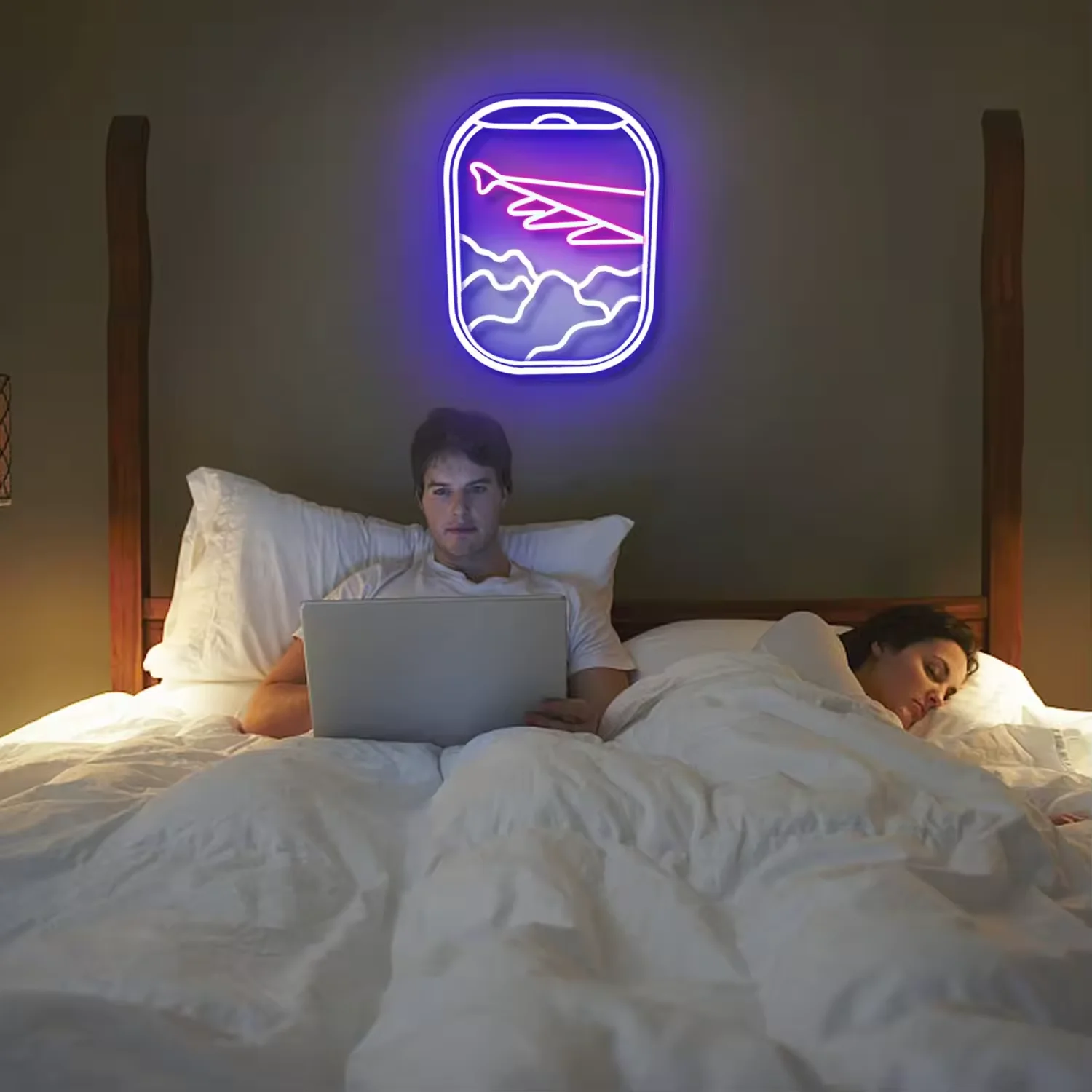 IP67 LED Airplane Window Neon Lights PVC Lamp Body Landscape Application