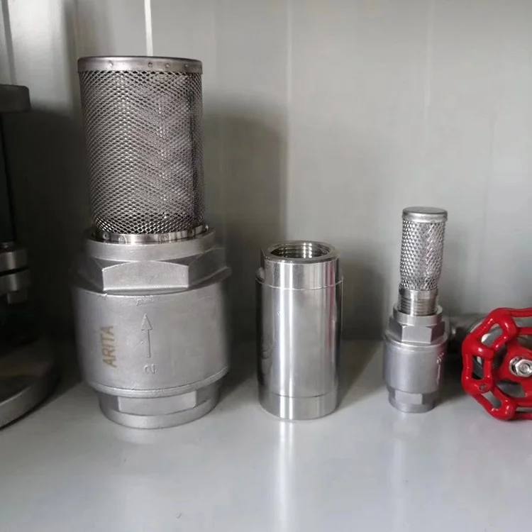 304 316 из нержавеющей стали литье API 608 2 шт. пружинный санитарный вертикальный обратный клапан