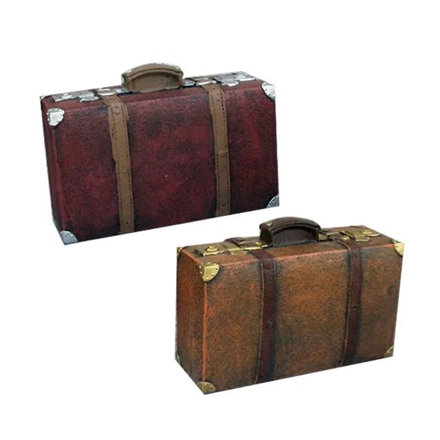 wholesale resin suitcase money box high quality saving box money decoration gift box for money
