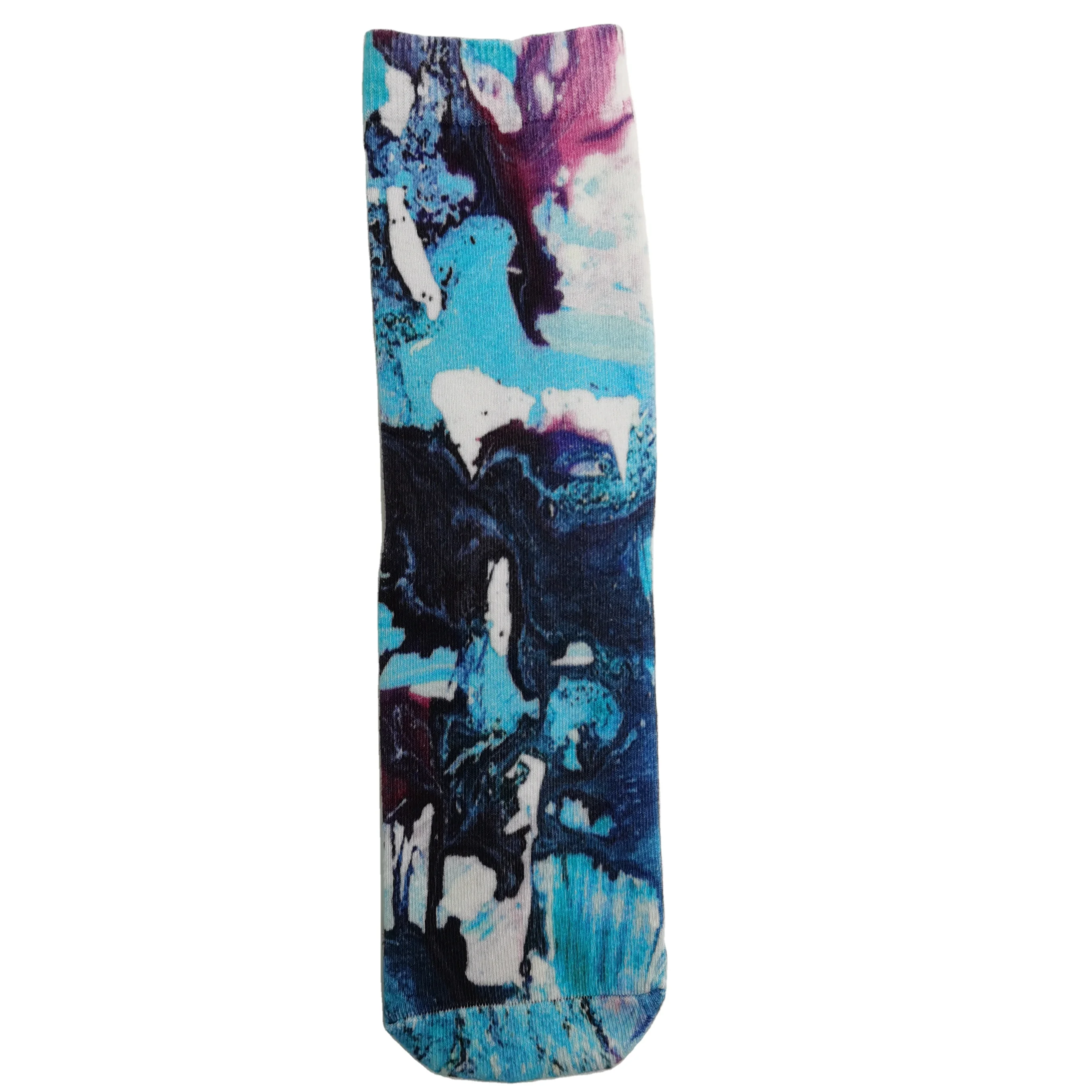 Индивидуальный дизайн интересные хлопковые толстые женские модные красочные милые женские носки