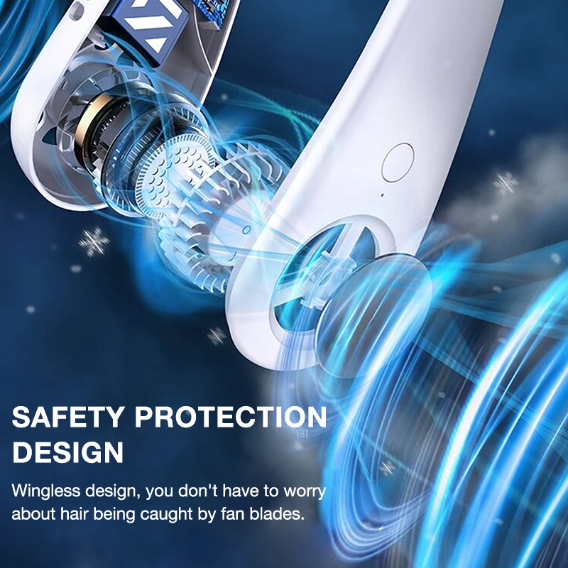  Дропшиппинг батарея Smart Easy Air маленький Usb зарядка без лопасти электрический портативный Перезаряжаемый шейный мини-вентилятор цена