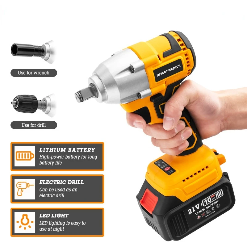 electric cordless impact wrench