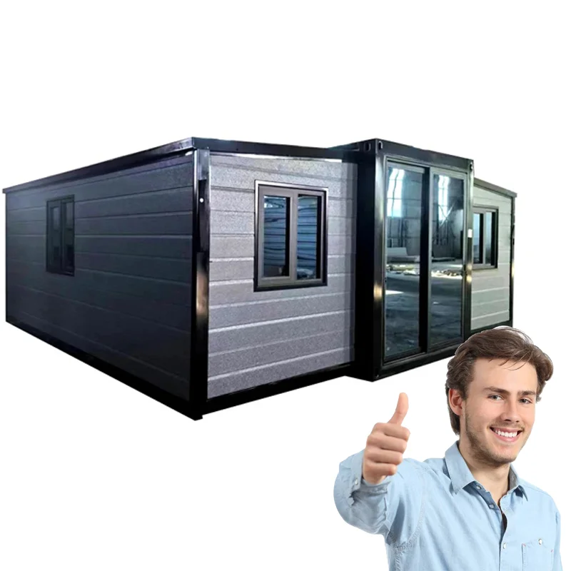 Hurricane proof  Folding Expandable Container Houses 20ft 40ft house expandable for booth and guard house