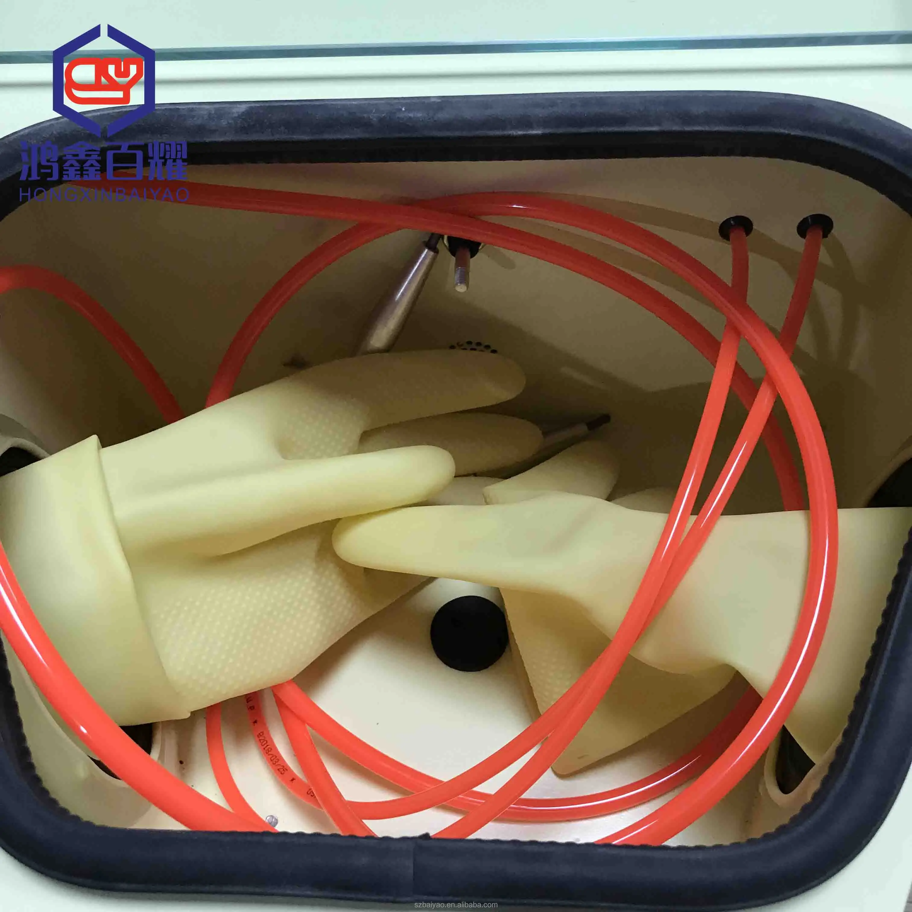 Sand blasting treatment of tooth whitening and tartar removal by special sandblasting machine for dentistry