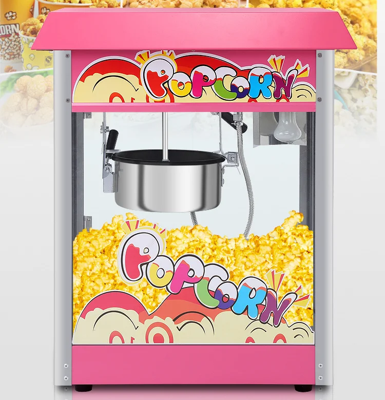 Высококачественная автоматическая электрическая машина для приготовления попкорна коммерческая 6 унций