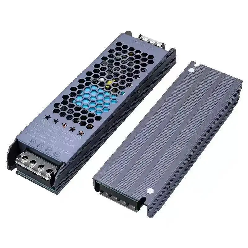 ZYL Switching power supply semi glued black 220v to 12v24v DC LED light box luminous word transformer dustproof