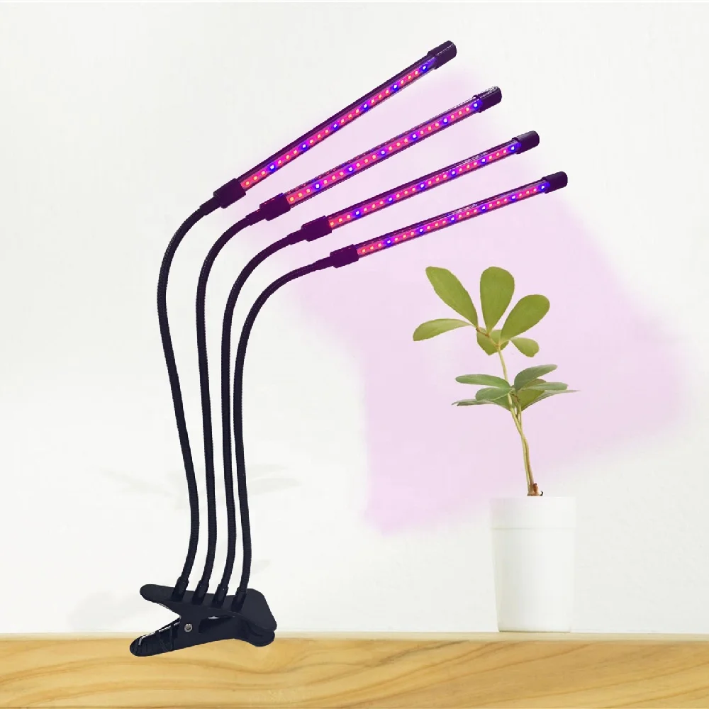 Professional Lighting 4 Head Led Grow Light Full Spectrum Phytolamp Indoor Growth Lamp For Plants