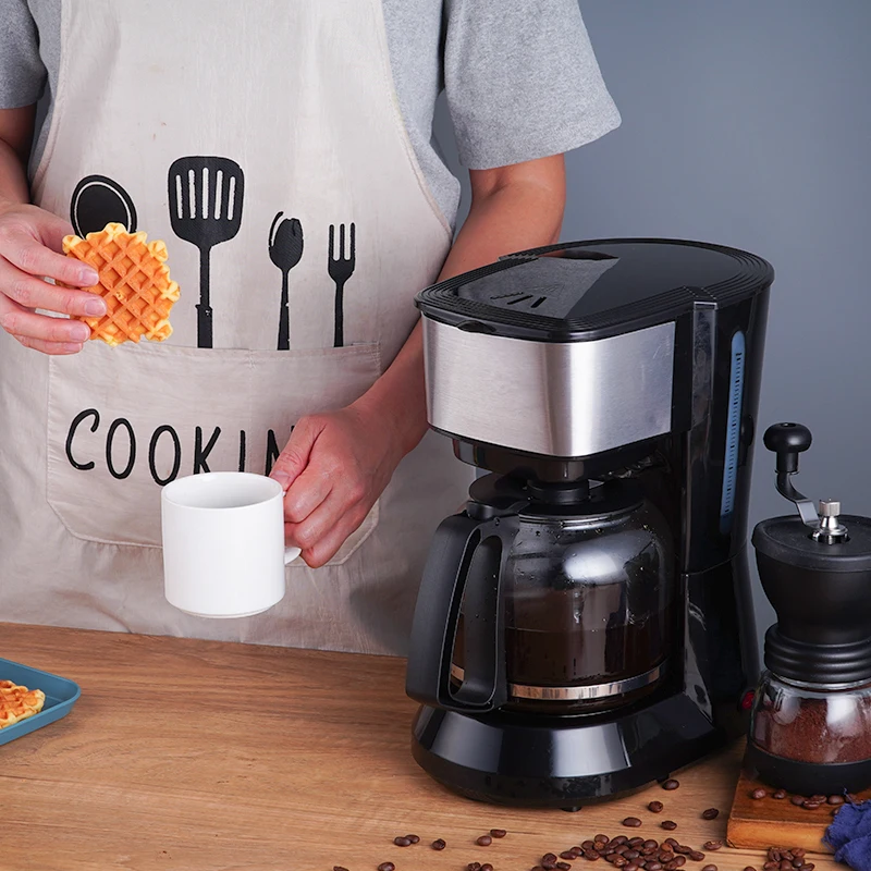 Easy control automatic coffee maker tea maker electric kettle with coffee filter and water tank level indicator