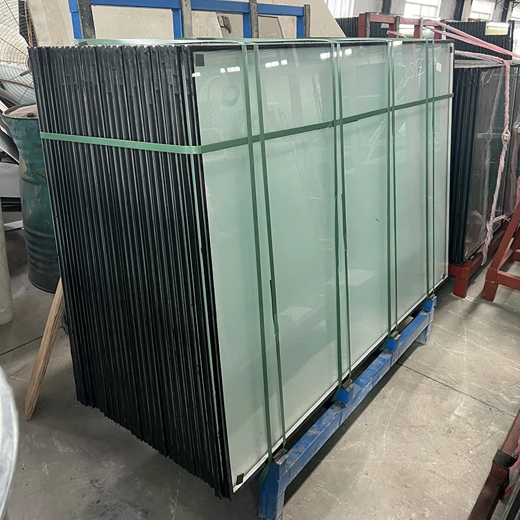 Energy Saving Tempered Offilne Coating Low E Clear Vacuum Insulated Glass For Modern Building