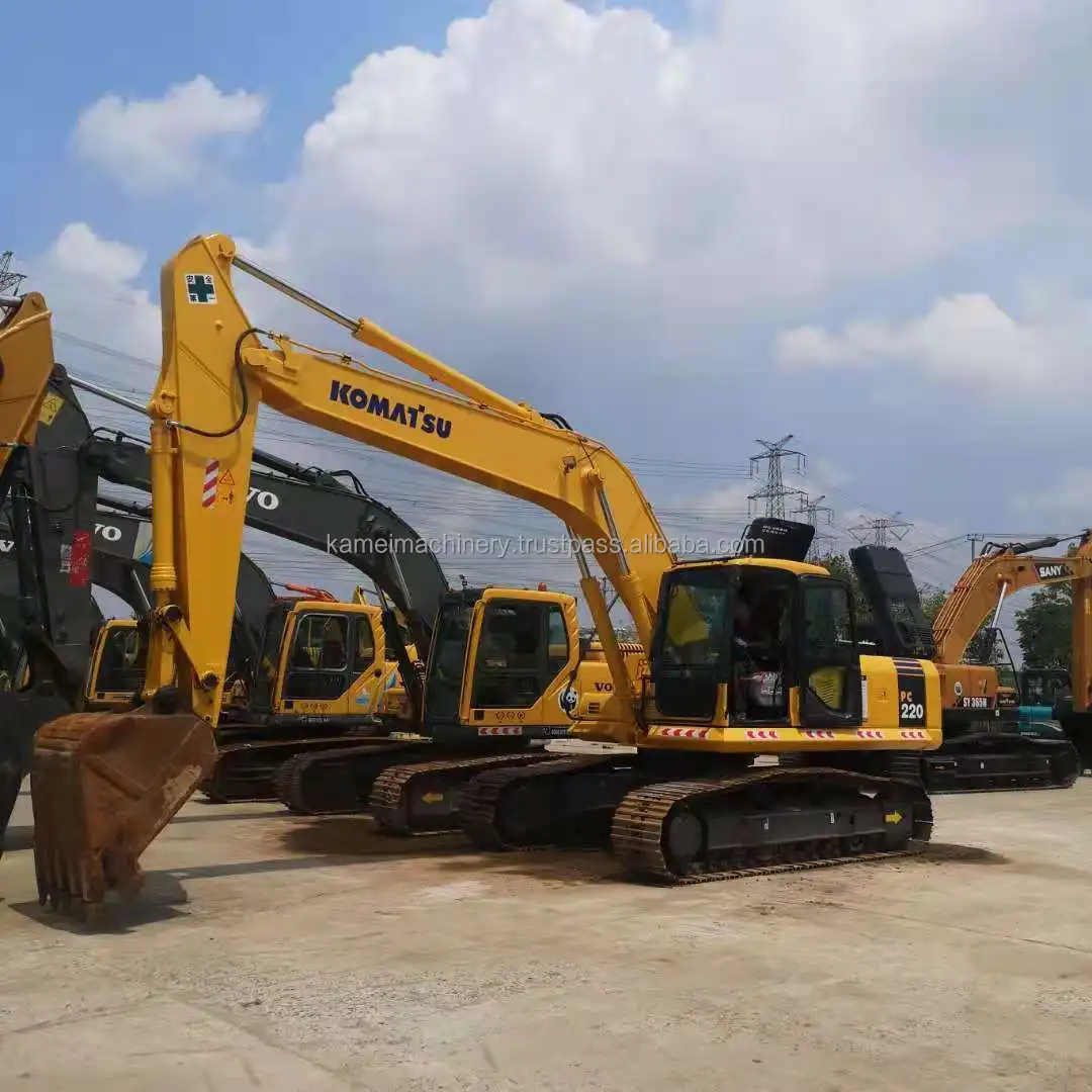 Used cheap Komatsu Japan made PC 220-7 shovel/Komatsu PC220-7 PC220-8 PC240-8 model Working hours less performance perfect