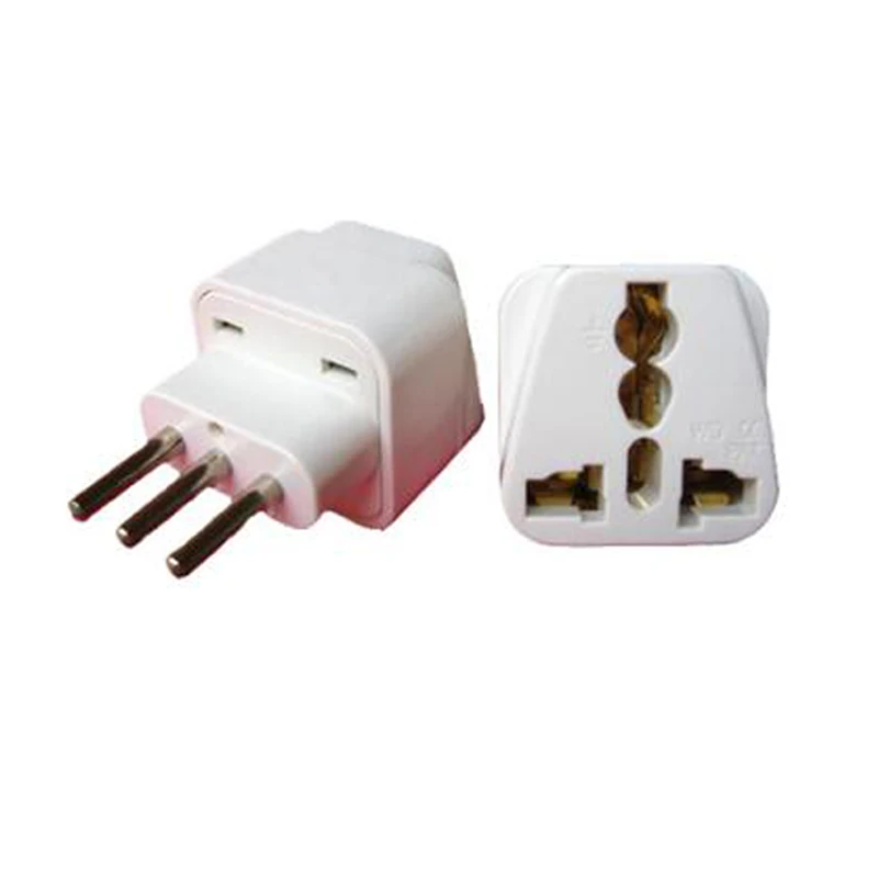Manufacturer Universal US USA EU European to Italy Travel 3 pin Plug Adapter Power Adaptor