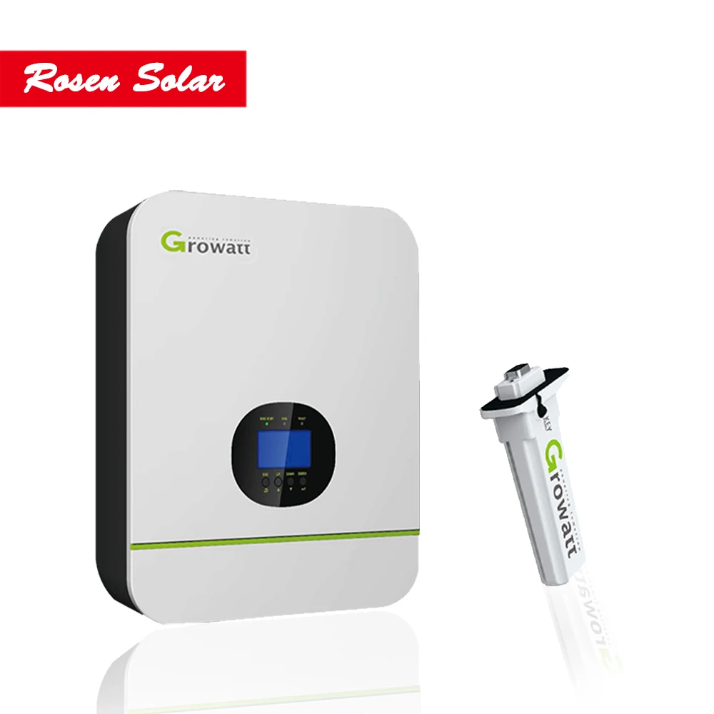 Solar Inverter 3kw 5kw 8kw 10kw Growatt Hybrid Solar Inverter In Parallel
