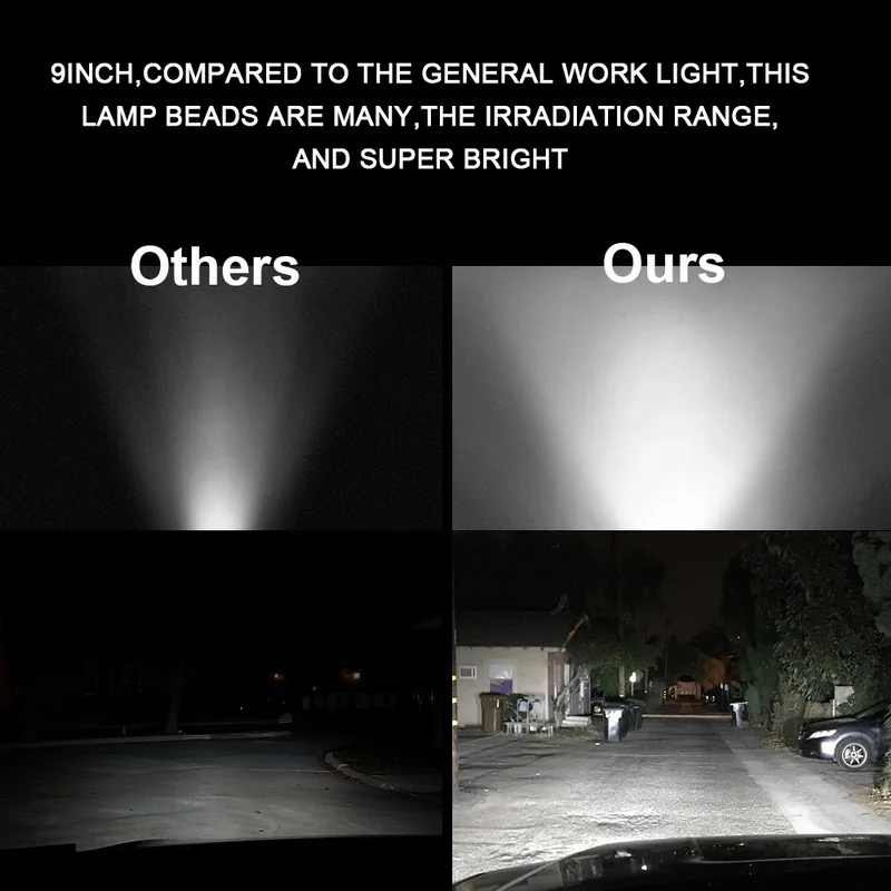 Qeedon 2 шт. 7 дюймов 300 Вт LED Work Светлое пятно луча круглые фары дальнего света для вождения по бездорожью ATV SUV 4x4 грузовик T
