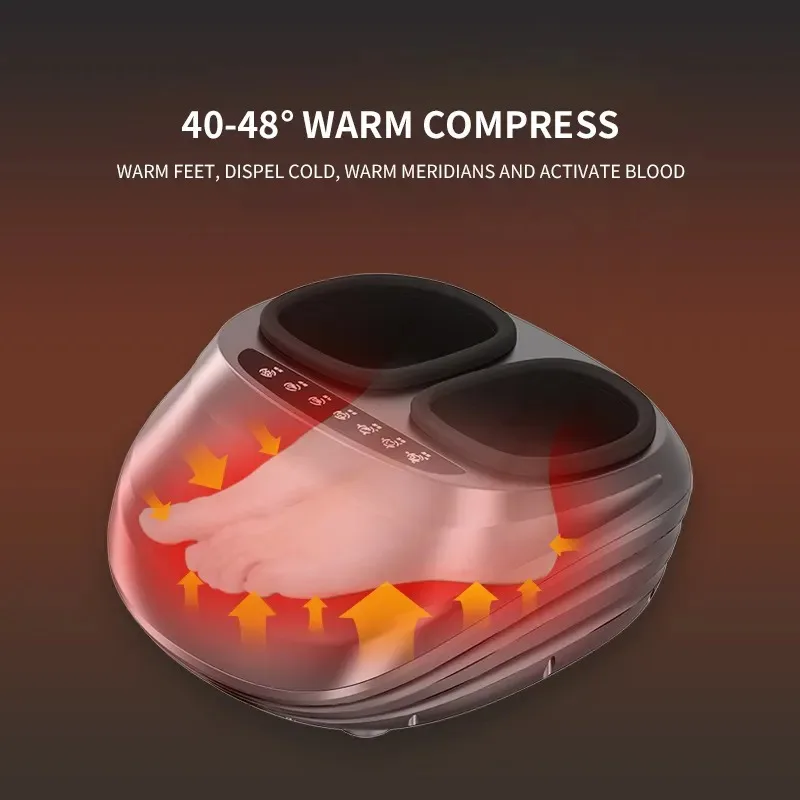 Multifunctional Motorized Customized Heat Foot Spa Bath Massager Electric Shiatsu Foot Massager With Remote Control Heat