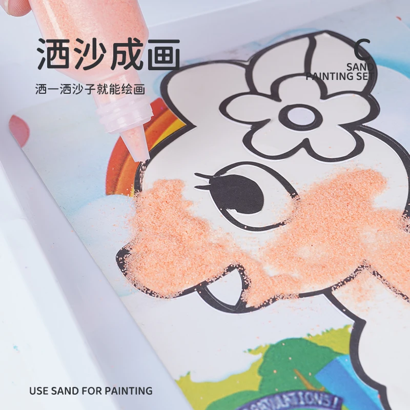 Hotsale Sand Art Card Sticker Wholesale Set Package 3D Sand Art