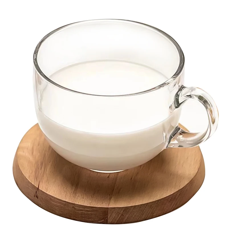 Кружки Tazas Vaso De Vidrio Tasse En Verre Настраиваемые чашки для кофе чая чашка завтрака прозрачная вода кружка хлопьев стеклянная чайные