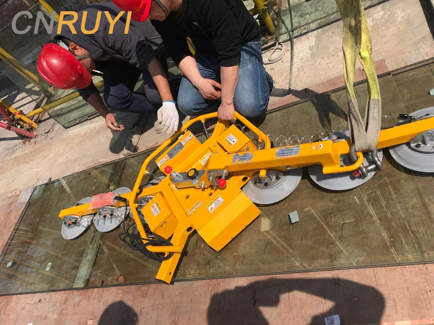 hot sale crane glass lifter electric marble lifter electric vacuum glass lifter 400kgs