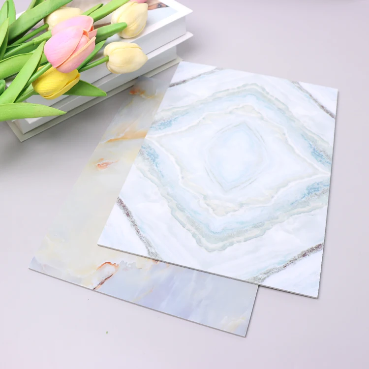 Longtime Longtime waterproof UV panel pvc marble sheet 3d marble wall panel carbon slate marble for wall