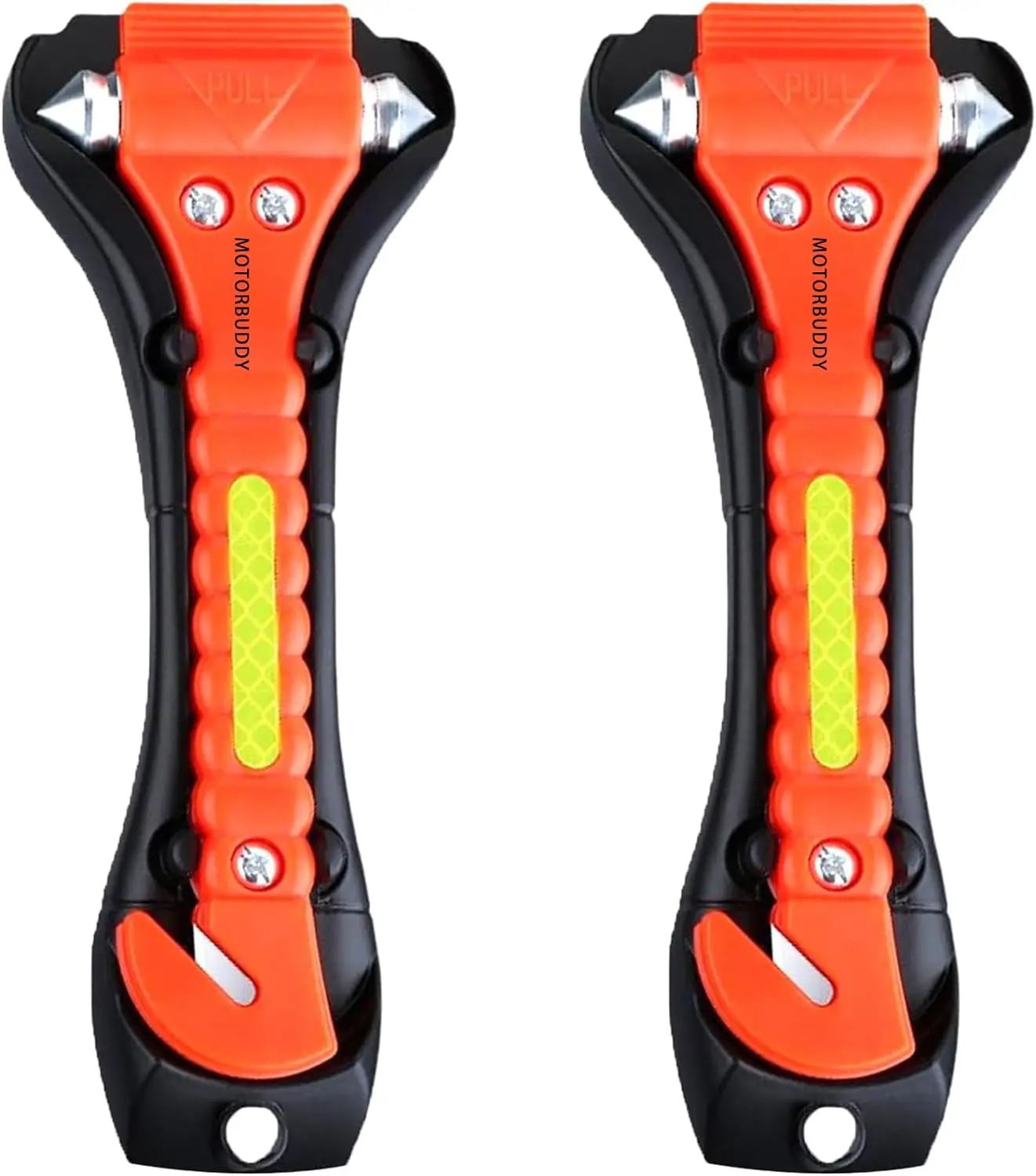 2-in-1 Emergency Glass Hammer Window Punch Seatbelt Cutter Life Rescue Tools Kit