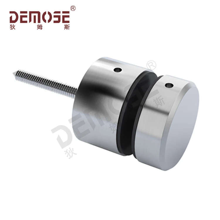 wholesale stainless steel 304/316 glass clip stain/mirror finish accessories high quality handrail fittings glass clamp