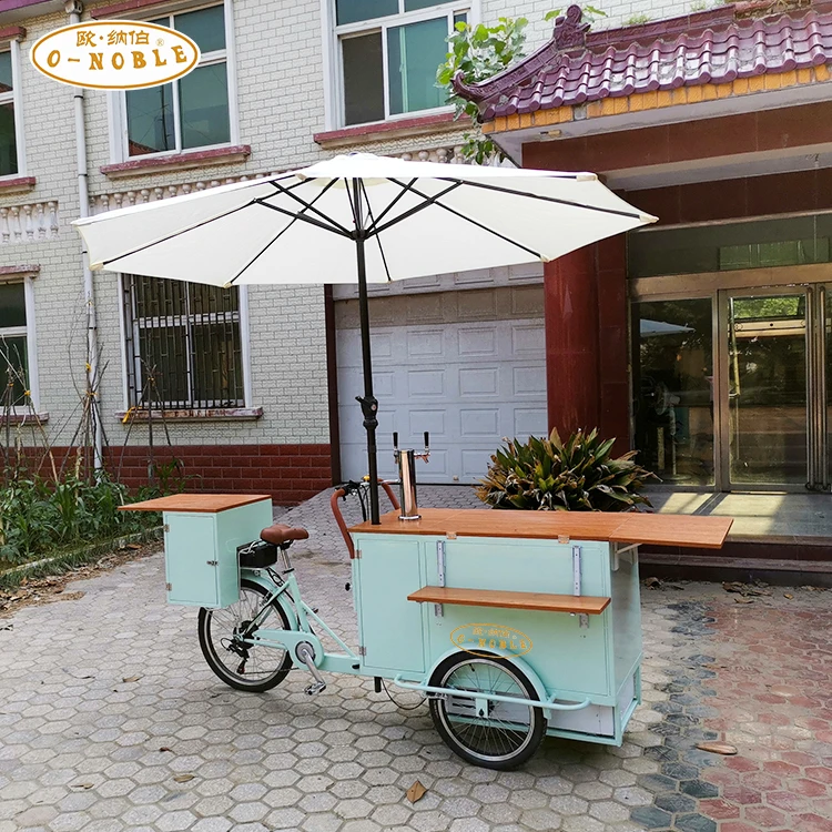 Stylish beer bicycle beer bike Multifunctional mobile fast food car