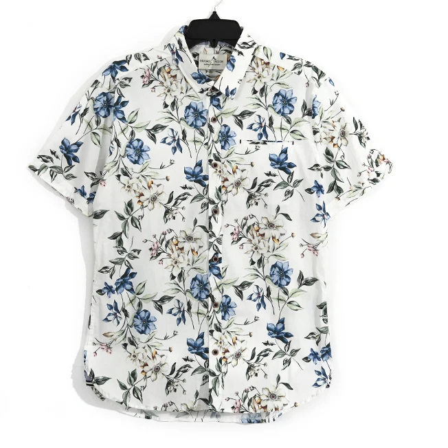 
Custom made colorful fashion digital print mens hawaiian shirt 