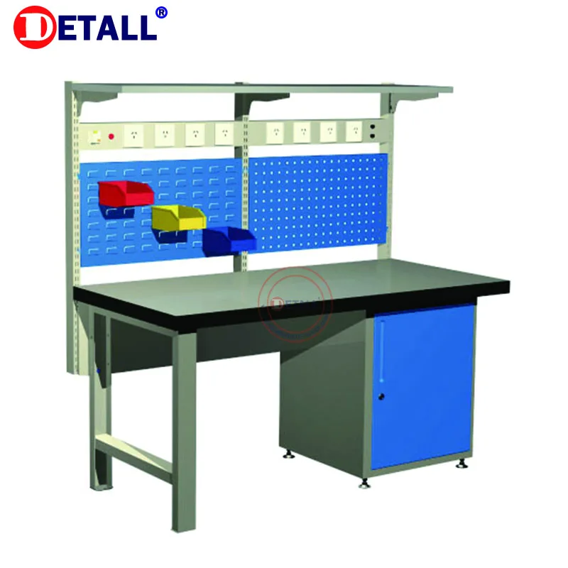 Heavy Duty Warehouse Storage workbench Industrial Metal steel Work bench with drawers