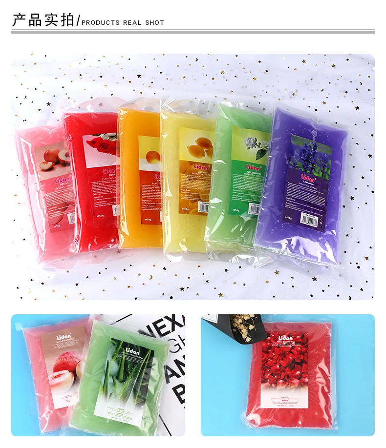 Private Label Wholesale 450g paraffin for hands and feet multi-flavored body skin Moisturizing Spa