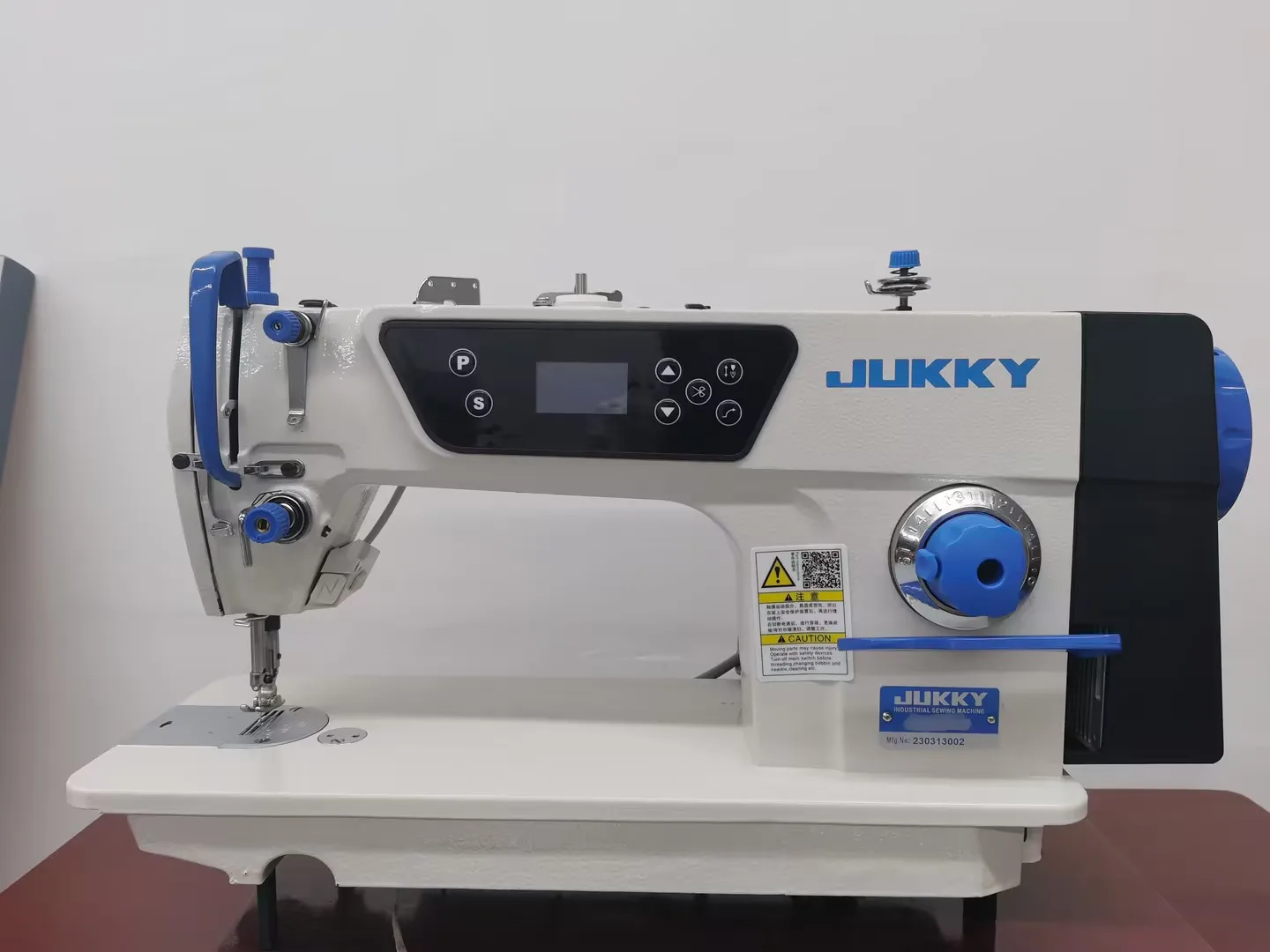 JK-9806T Высокоскоростная Промышленная швейная машина 220 В с прямым приводом новые ручные/Автоматические характеристики компьютеризированное железо