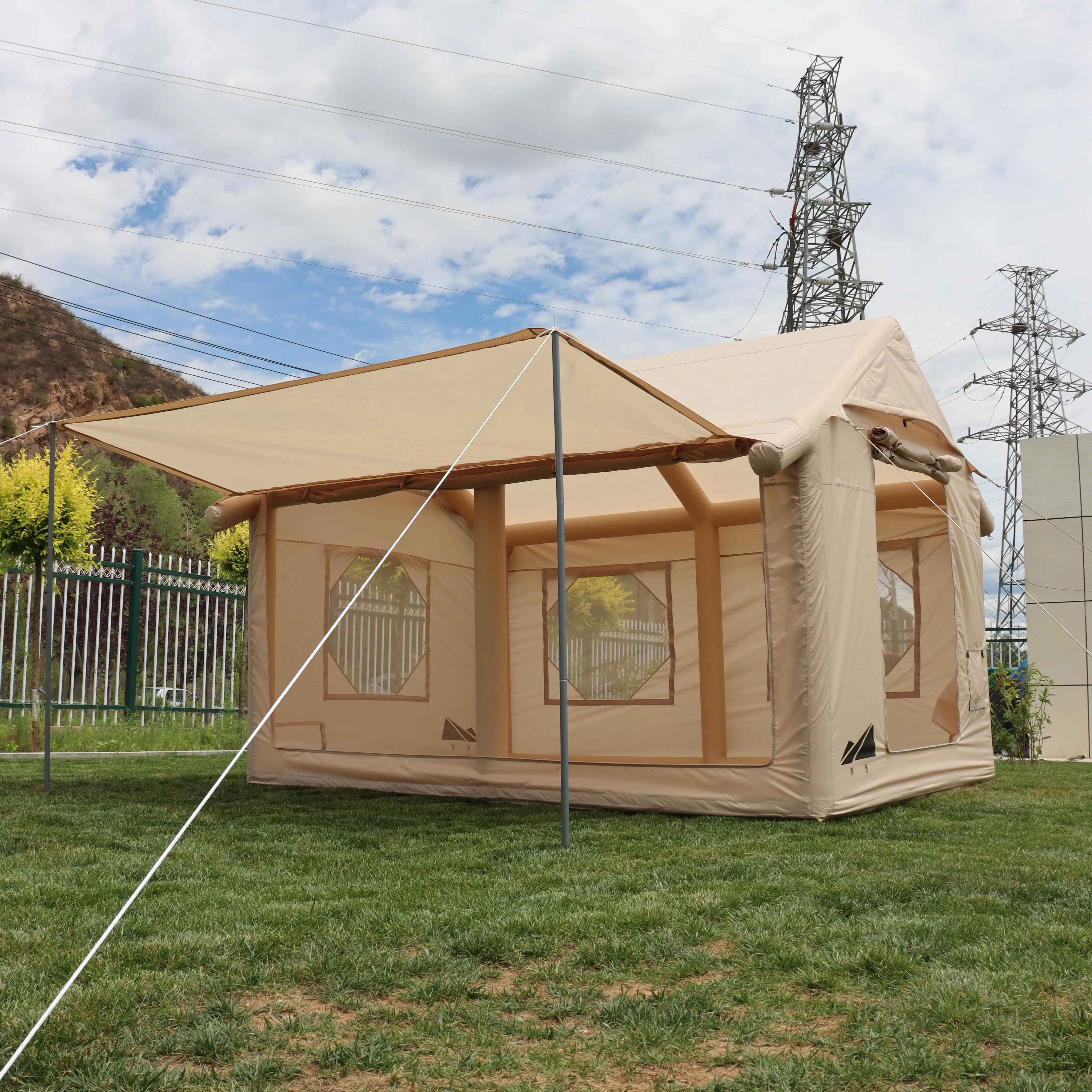 camping portable air conditioner for camping promotional camping inflatable  yatu air pole tent