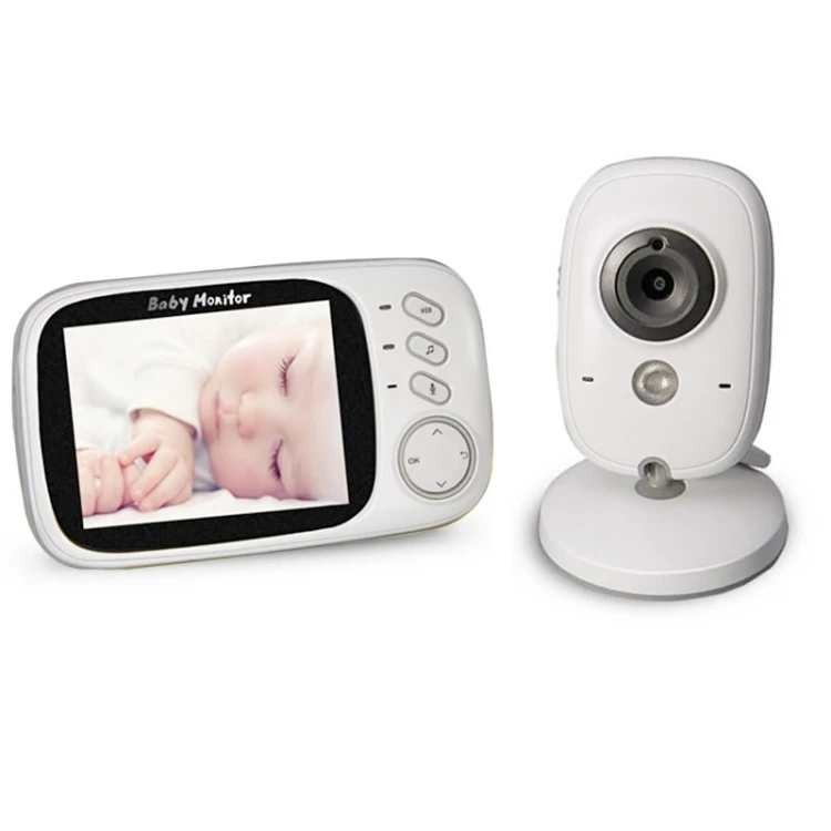 3.2 inch LCD 2.4GHz Wireless Surveillance Camera Baby Monitor, Support Two Way Talk Back