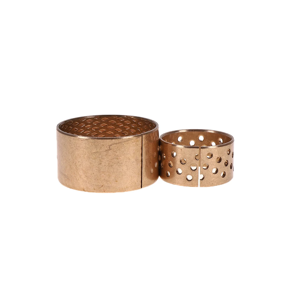 Factory wholesale custom size bronze bushing OEM copper bearing abrasion proof slide self lubricating bushing
