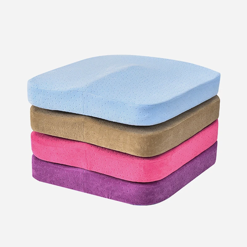 Custom Orthopedic cooling gel seat cushion with cover memory foam ergonomic car seat cushion for office chair