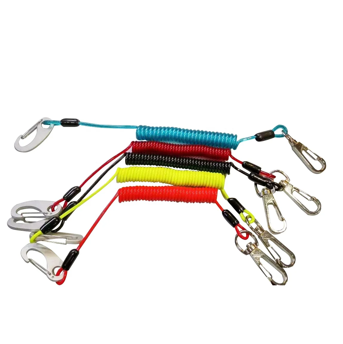 Привлекательный выдвижной трос с виниловым покрытием и спиральным покрытием, трос безопасности для надувных мотоциклетных жилетов