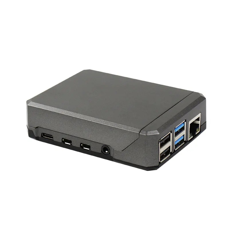 Яхбум Raspberry Pi 4B защитный корпус из алюминиевого сплава с общей теплоотдачей