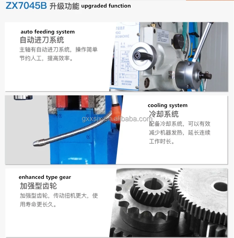 zx7045 milling machine 