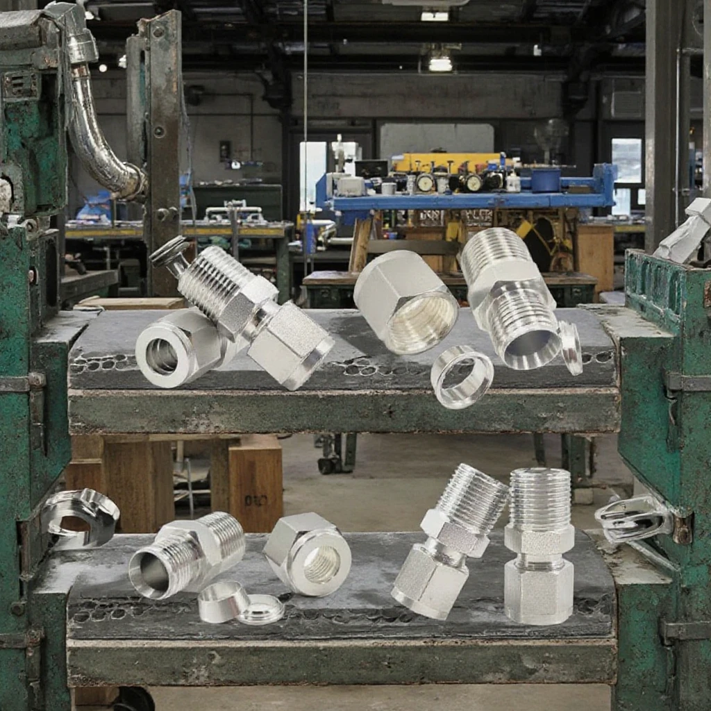 Гидравлический фитинг из нержавеющей стали npt Tube OD 1/8 '1/4' 3/8 '1/2' 4 мм 6 8 10 12 14 м до 1/2 NPT Соединительный