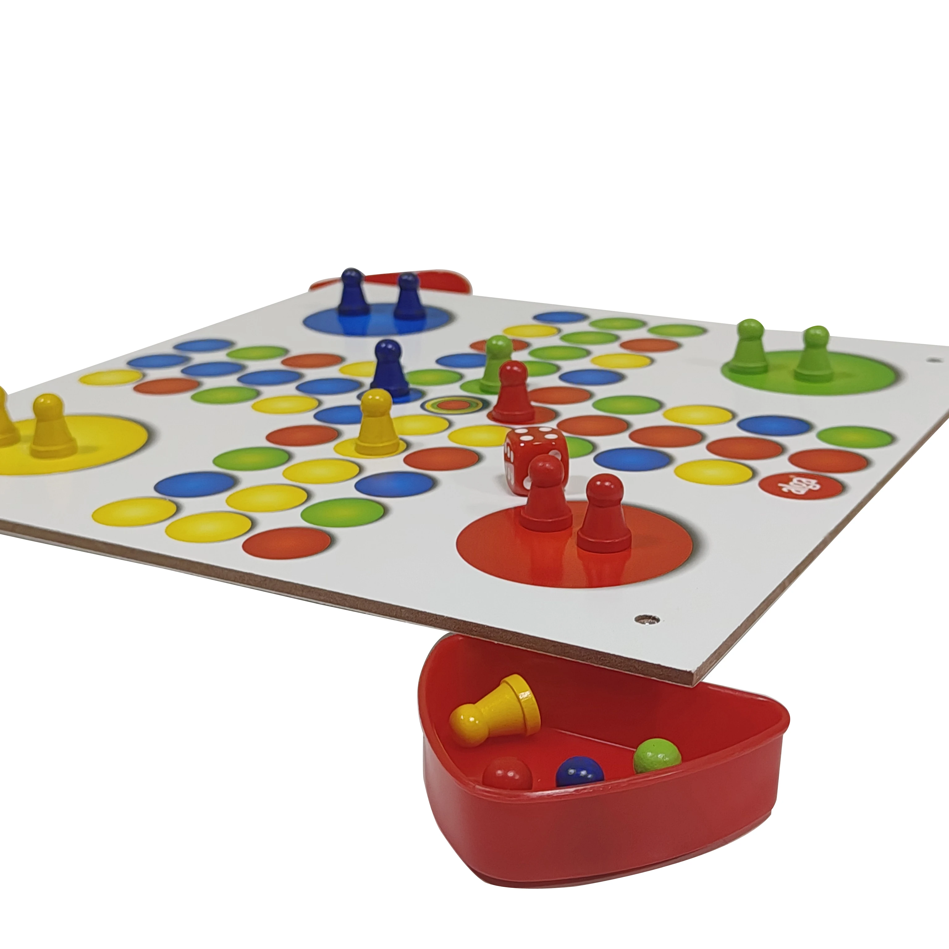 wooden Ludo Chess Set Interesting Playthings Toy Mini Table Toys Portable Board Interactive Flying Games Checkerboard