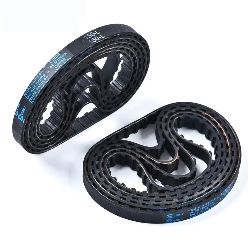 Germany Quality Machine Parts Fiberglass Rubber-Coated Blue Color Super Torque Open-End Light  Pulley Timing Belt for Injector