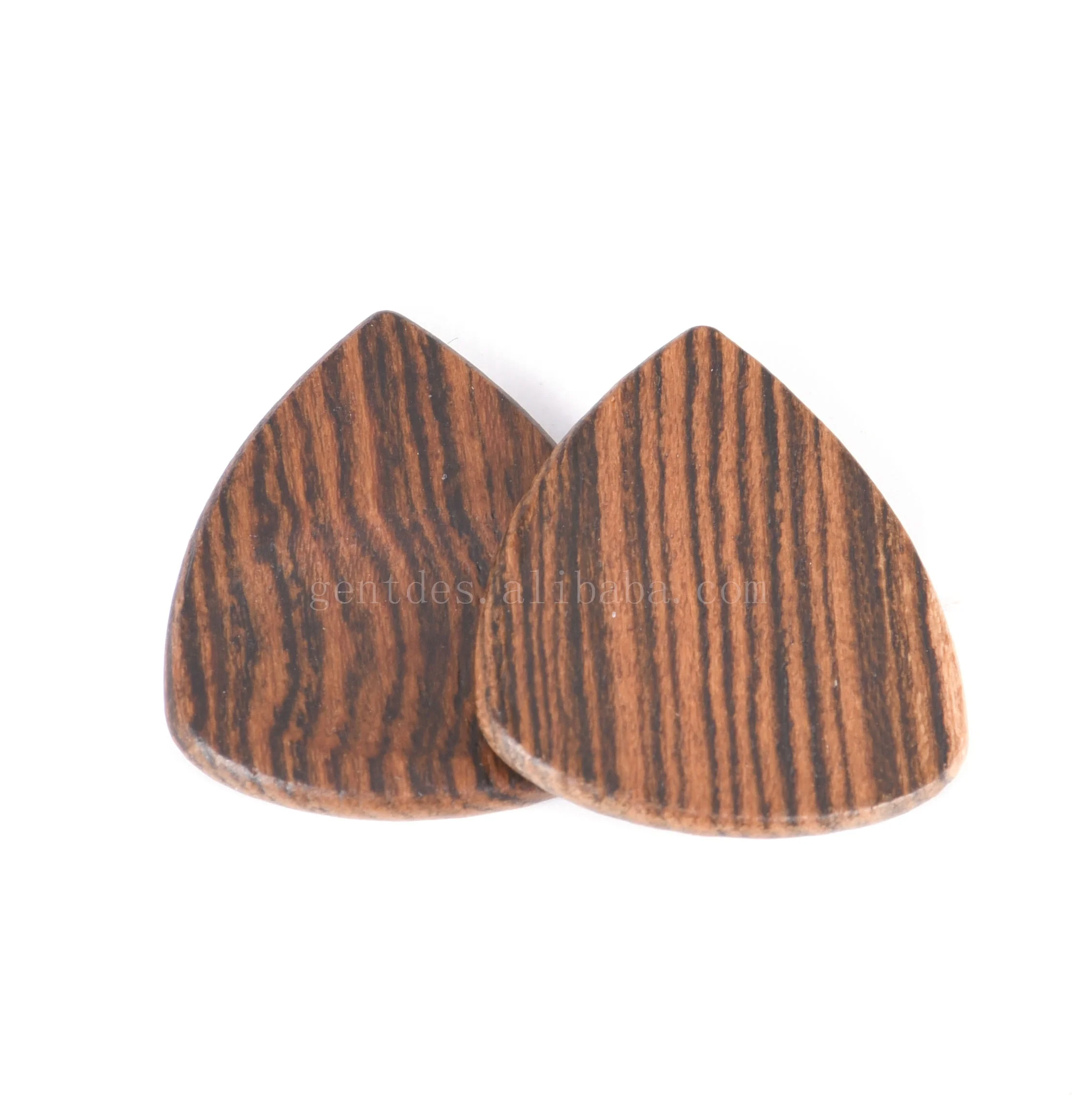 Gentdes Jewelry Hand Made Natural Bocote Wood Guitar Picks For Sale