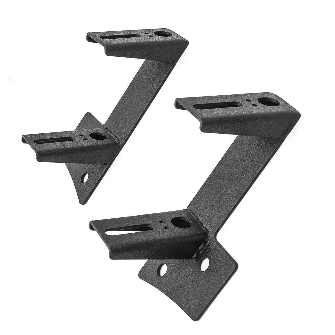 A-Pillar Mounting Brackets for LED Light Bar Work lights Fit 2007-2017 Jeep Wrangler JK